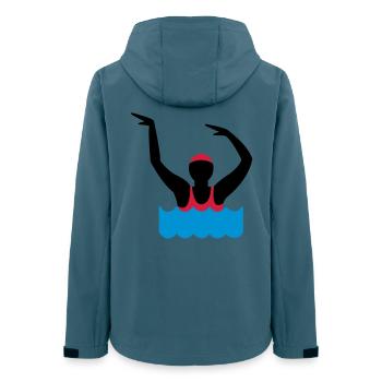 water aerobics - Women’s Recycled Softshell Jacket by Stanley/Stella - stargazer - Back - AI Model Female 172 light (172cm)