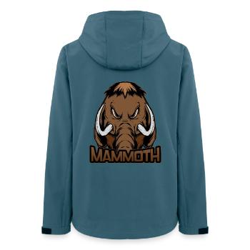 Mammouth diabolique mammouth - Veste softshell femme recyclée Stanley/Stella - bleu pétrole foncé - Dos - AI Model Female 172 light (172cm)