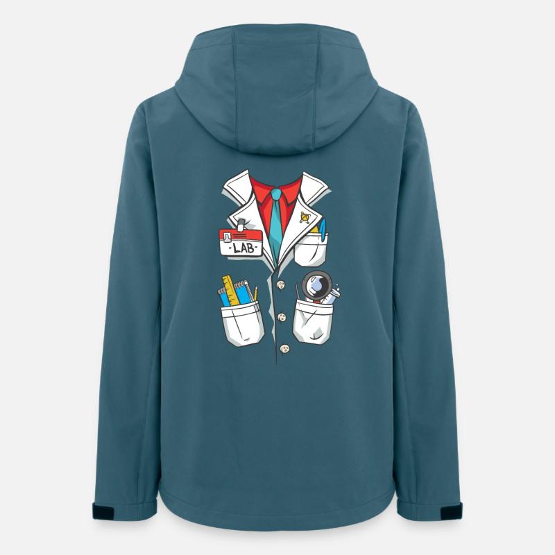 Laborkittel Kostüm - Frauen Recycelte Softshelljacke von Stanley/Stella - Dunkles Petrol