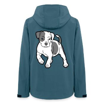 dog - Women’s Recycled Softshell Jacket by Stanley/Stella - stargazer - Back - AI Model Female 172 light (172cm)