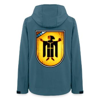 Munich - Design - Women’s Recycled Softshell Jacket by Stanley/Stella - stargazer - Back - AI Model Female 172 light (172cm)