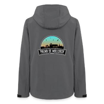 Palma De Mallorca Spanien Skyline Spanisches Souvenir - Frauen Recycelte Softshelljacke von Stanley/Stella - Anthrazit - Hinten - AI Model Female 172 light (172cm)