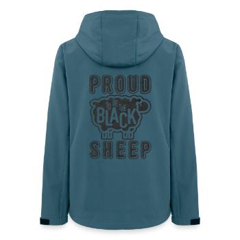 The Black sheep - giftidea - Women’s Recycled Softshell Jacket by Stanley/Stella - stargazer - Back - AI Model Female 172 light (172cm)