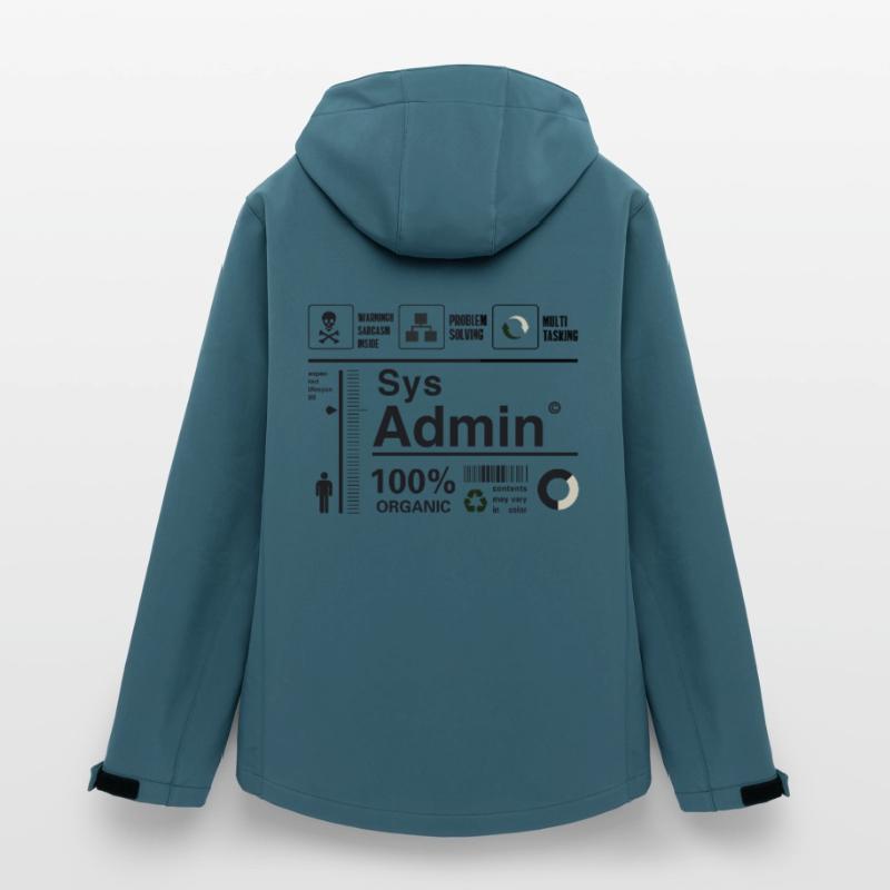 administrateur système ordinateur nerd pc kit programmeur humour lo Veste softshell femme recyclée Stanley/Stella