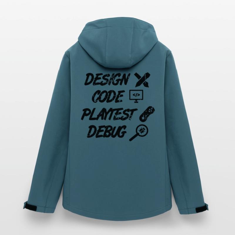 Design Code Playtest Debug Frauen Recycelte Softshelljacke von Stanley/Stella