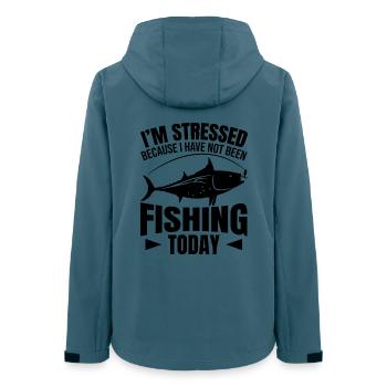 Fishing - Women’s Recycled Softshell Jacket by Stanley/Stella - stargazer - Back - AI Model Female 172 light (172cm)
