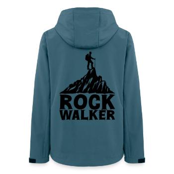 Rock Walker [Black] - Women’s Recycled Softshell Jacket by Stanley/Stella - stargazer - Back - AI Model Female 172 light (172cm)