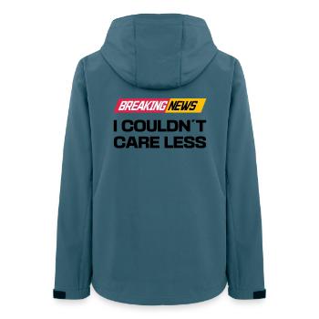 Gleichgülti Egal Statement Ist Mir Wurscht - Frauen Recycelte Softshelljacke von Stanley/Stella - Dunkles Petrol - Hinten - AI Model Female 172 light (172cm)