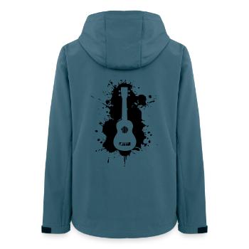 Ukulélé - Veste softshell femme recyclée Stanley/Stella - bleu pétrole foncé - Dos - AI Model Female 172 light (172cm)