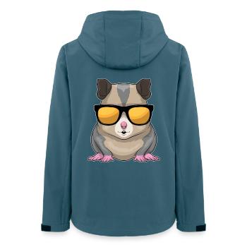 Hamster Sunglasses - Women’s Recycled Softshell Jacket by Stanley/Stella - stargazer - Back - AI Model Female 172 light (172cm)
