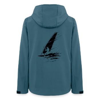 Windsurfers - Women’s Recycled Softshell Jacket by Stanley/Stella - stargazer - Back - AI Model Female 172 light (172cm)
