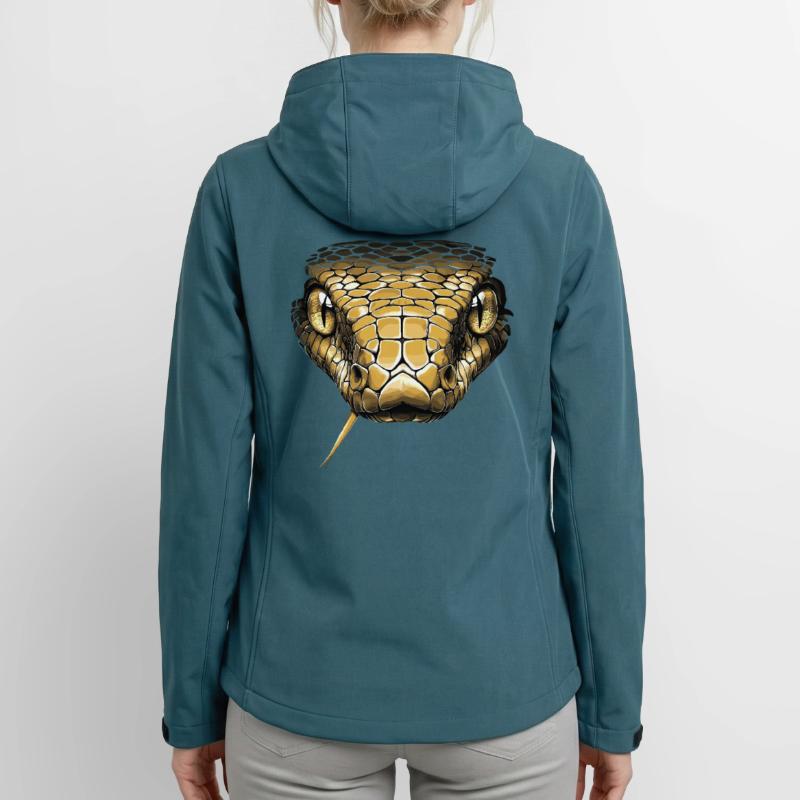 Serpent Python Cobra Mamba Serpent à sonnettes Serpent Veste softshell femme recyclée Stanley/Stella