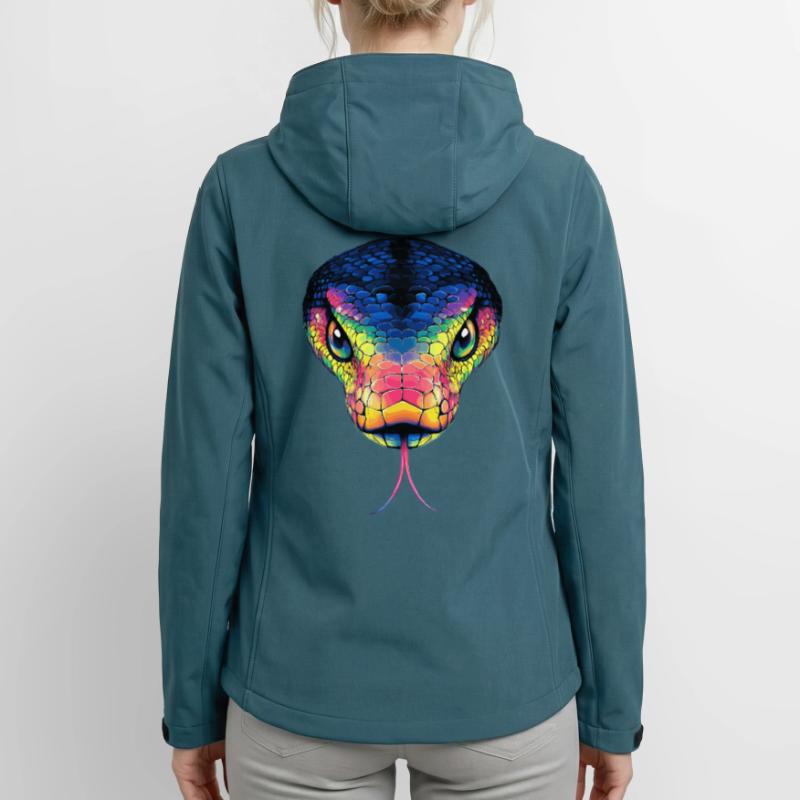 Serpent Python Cobra Mamba Serpent à sonnettes Serpent Veste softshell femme recyclée Stanley/Stella