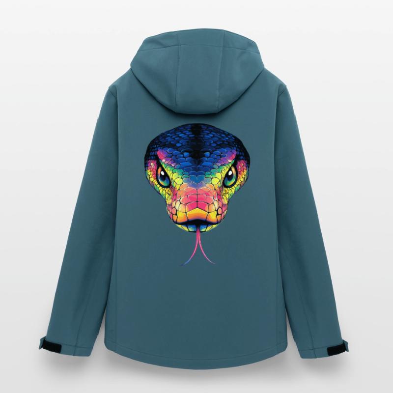 Serpent Python Cobra Mamba Serpent à sonnettes Serpent Veste softshell femme recyclée Stanley/Stella