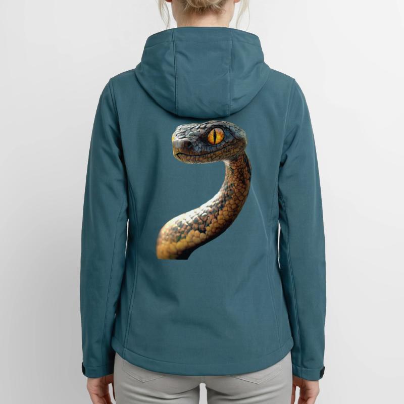 Serpent Python Cobra Mamba Serpent à sonnettes Serpent Veste softshell femme recyclée Stanley/Stella