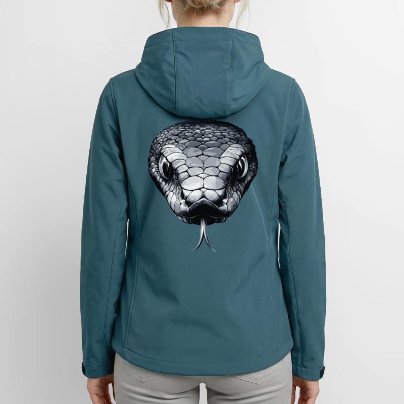 Serpent Python Cobra Mamba Serpent à sonnettes Serpent Veste softshell femme recyclée Stanley/Stella