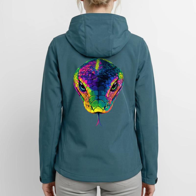 Serpent Python Cobra Mamba Serpent à sonnettes Serpent Veste softshell femme recyclée Stanley/Stella