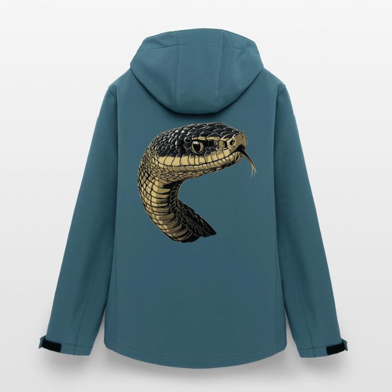 Serpent Python Cobra Mamba Serpent à sonnettes Serpent Veste softshell femme recyclée Stanley/Stella