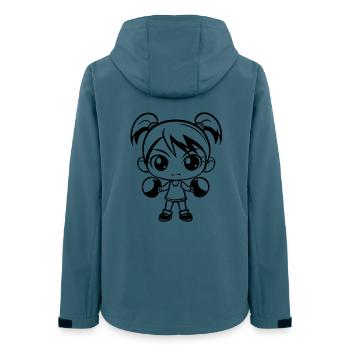 Boxing Girls - Women’s Recycled Softshell Jacket by Stanley/Stella - stargazer - Back - AI Model Female 172 light (172cm)