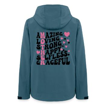 Die beste Mutter aller Zeiten - Frauen Recycelte Softshelljacke von Stanley/Stella - Dunkles Petrol - Hinten - AI Model Female 172 light (172cm)