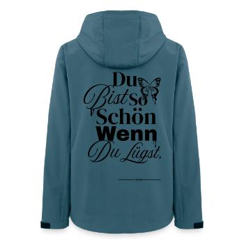 So nice when you lie - Women’s Recycled Softshell Jacket by Stanley/Stella - stargazer - Back - AI Model Female 172 light (172cm)