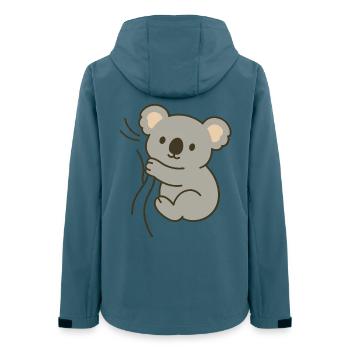 Cuddly koala - Women’s Recycled Softshell Jacket by Stanley/Stella - stargazer - Back - AI Model Female 172 light (172cm)