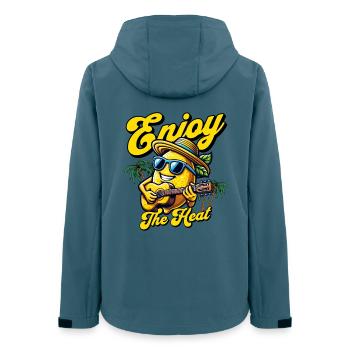 Limonade Limonade Citrons Agrumes Cadeau - Veste softshell femme recyclée Stanley/Stella - bleu pétrole foncé - Dos - AI Model Female 172 light (172cm)
