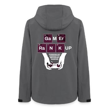 Game Rank Up Chem Controller - Frauen Recycelte Softshelljacke von Stanley/Stella - Anthrazit - Hinten - AI Model Female 172 light (172cm)