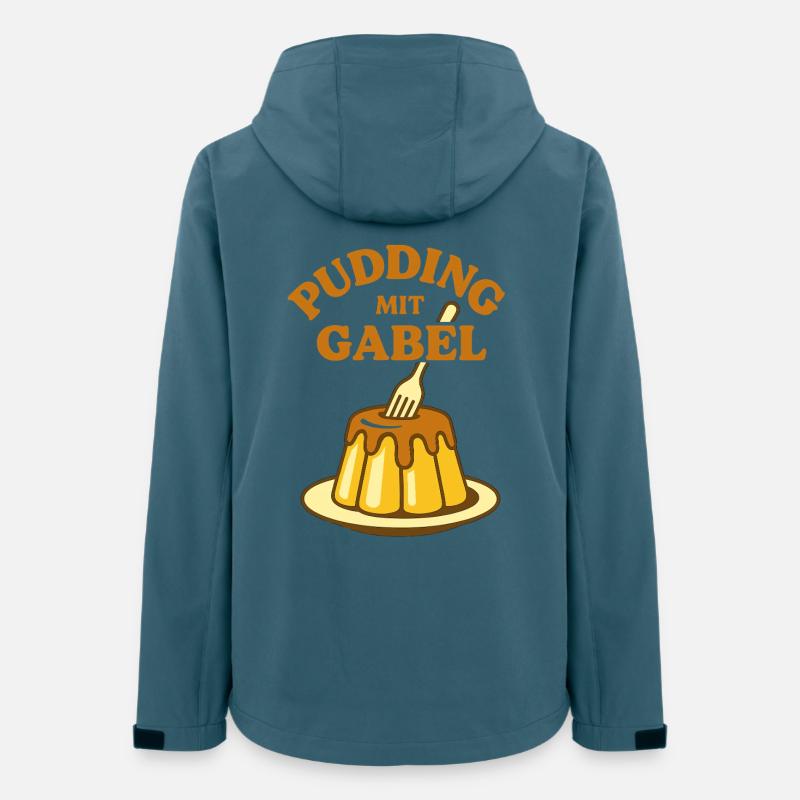 Pudding à la fourchette - Veste softshell femme recyclée Stanley/Stella - bleu pétrole foncé