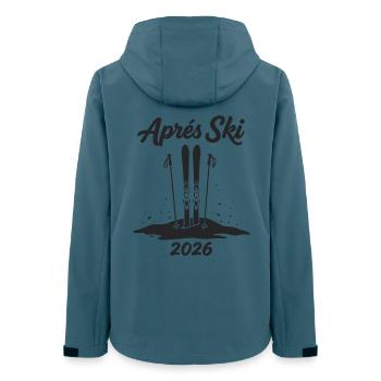 APRES SKI 2026 Winter Holiday Piste Party - Women’s Recycled Softshell Jacket by Stanley/Stella - stargazer - Back - AI Model Female 172 light (172cm)