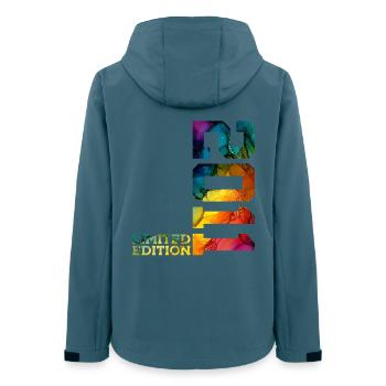 LIMITED EDITION 2011 15 YEARS 15TH BIRTHDAY - Women’s Recycled Softshell Jacket by Stanley/Stella - stargazer - Back - AI Model Female 172 light (172cm)