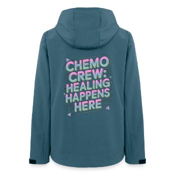 Oncology Nurse Chemo Crew Healing Oncology Nursing - Women’s Recycled Softshell Jacket by Stanley/Stella - stargazer - Back - AI Model Female 172 light (172cm)