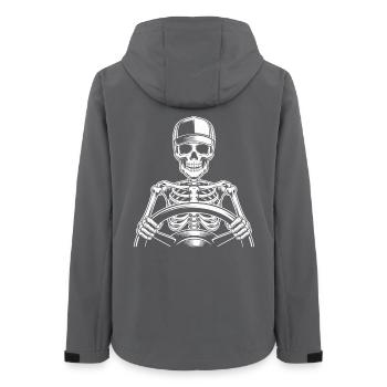 Squelette à la barre - Veste softshell femme recyclée Stanley/Stella - charbon - Dos - AI Model Female 172 light (172cm)