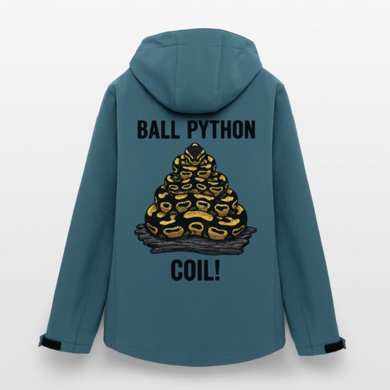 Python Royal Ball Python Coil Reptile Pyramide Veste softshell femme recyclée Stanley/Stella