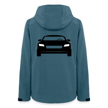 Sports car - Women’s Recycled Softshell Jacket by Stanley/Stella - stargazer - Back - AI Model Female 172 light (172cm)