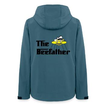 The Beefather - Women’s Recycled Softshell Jacket by Stanley/Stella - stargazer - Back - AI Model Female 172 light (172cm)