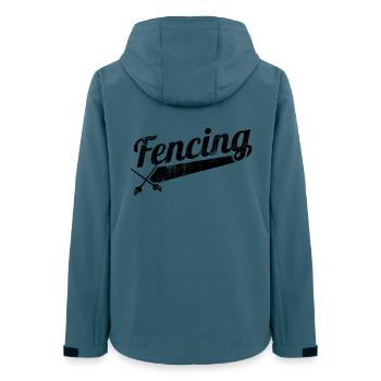 Fencing - Women’s Recycled Softshell Jacket by Stanley/Stella - stargazer - Back - AI Model Female 172 light (172cm)