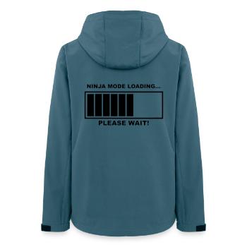 Ninja-Modus wird geladen, bitte haben Sie Geduld.b. # - Frauen Recycelte Softshelljacke von Stanley/Stella - Dunkles Petrol - Hinten - AI Model Female 172 light (172cm)