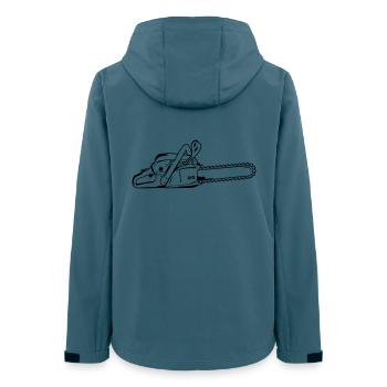 Chainsaw - Women’s Recycled Softshell Jacket by Stanley/Stella - stargazer - Back - AI Model Female 172 light (172cm)