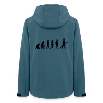 Fire evolution - Women’s Recycled Softshell Jacket by Stanley/Stella - stargazer - Back - AI Model Female 172 light (172cm)
