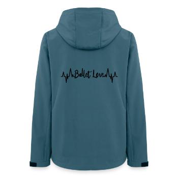 Ballet Love Pulsschlag - Women’s Recycled Softshell Jacket by Stanley/Stella - stargazer - Back - AI Model Female 172 light (172cm)