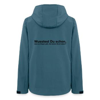 Have the goats can not be bothered - Women’s Recycled Softshell Jacket by Stanley/Stella - stargazer - Back - AI Model Female 172 light (172cm)