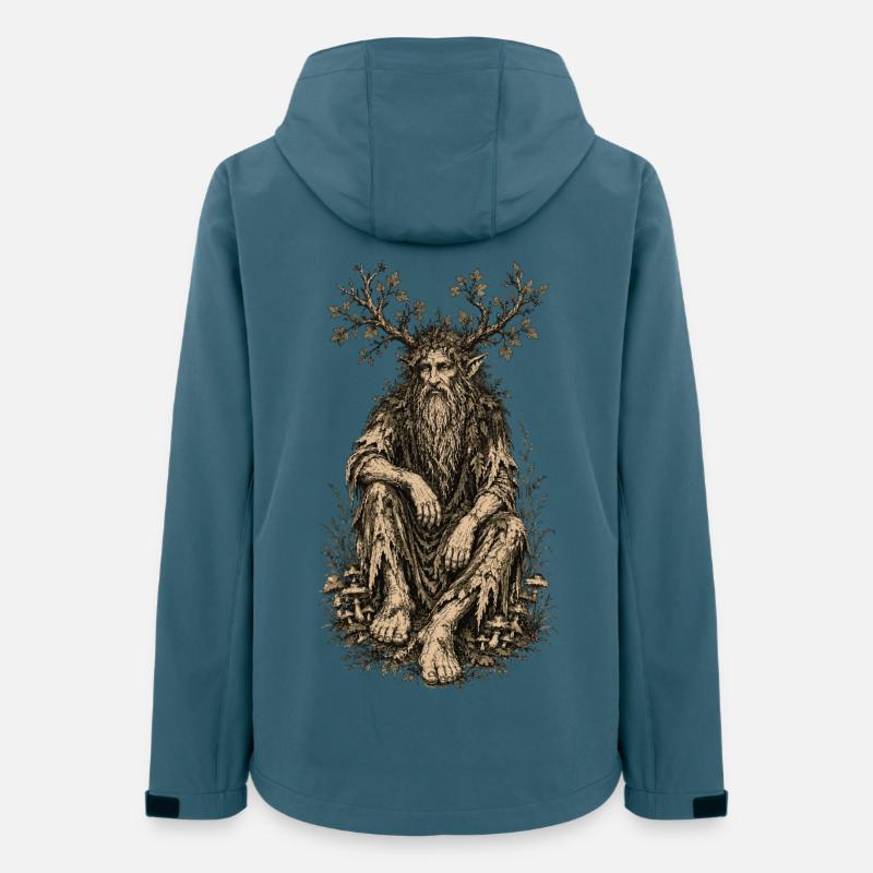 Seated Leshy - Women’s Recycled Softshell Jacket by Stanley/Stella - stargazer