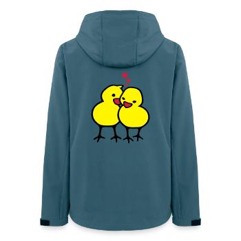 chicks in love (c) - Women’s Recycled Softshell Jacket by Stanley/Stella - stargazer - Back - AI Model Female 172 light (172cm)