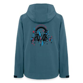 Headphones equalizer - Women’s Recycled Softshell Jacket by Stanley/Stella - stargazer - Back - AI Model Female 172 light (172cm)