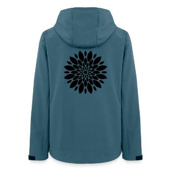 Blossom Mandala Flower Floral - Women’s Recycled Softshell Jacket by Stanley/Stella - stargazer - Back - AI Model Female 172 light (172cm)