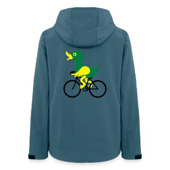 bike - Women’s Recycled Softshell Jacket by Stanley/Stella - stargazer - Back - AI Model Female 172 light (172cm)