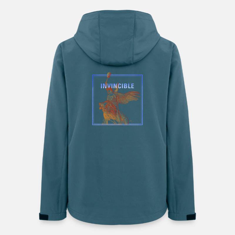 Invincible Angle with Lion - Women’s Recycled Softshell Jacket by Stanley/Stella - stargazer