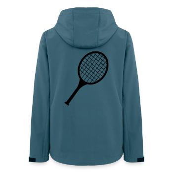 Badminton racket logo - Women’s Recycled Softshell Jacket by Stanley/Stella - stargazer - Back - AI Model Female 172 light (172cm)