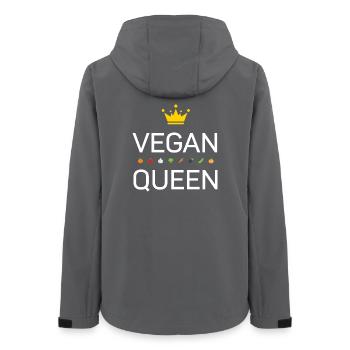 Végétalien - Veste softshell femme recyclée Stanley/Stella - charbon - Dos - AI Model Female 172 light (172cm)